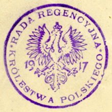 Rada Regencyjna stamp