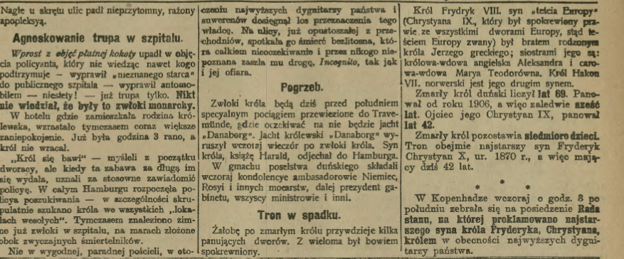 Screenshot 2020 05 18 Malopolska Biblioteka Cyfrowa Ilustrowany Kuryer Codzienny 1912 maj3