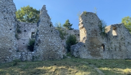Bydlin ruiny zamku. 2020-07-29