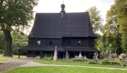 Drewniany kościół z listy dziedzictwa UNESCO [Lipnica Murowana]. 2023-07-23