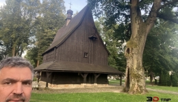 Drewniany kościół z listy dziedzictwa UNESCO [Lipnica Murowana]. 2023-07-23