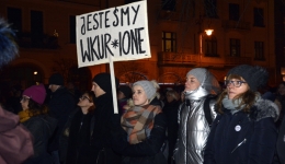 DÉJÀ VU! Ogólnopolski Strajk Kobiet - Kraków. 2018-01-17