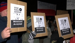 Protesty przeciw odstrzałowi dzików. 2019-01-11